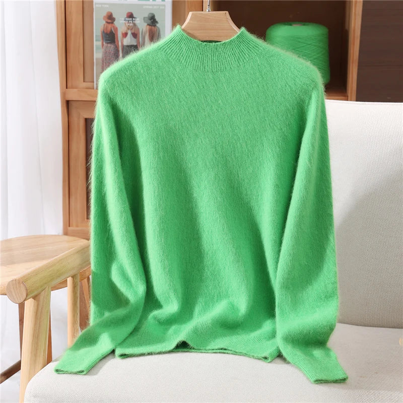 Cashmere-Feel Ultra-Soft Knit Pullover