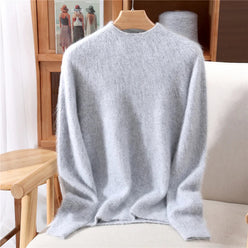 Cashmere-Feel Ultra-Soft Knit Pullover