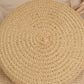 Round Straw Bag with Rope Shoulder Strap