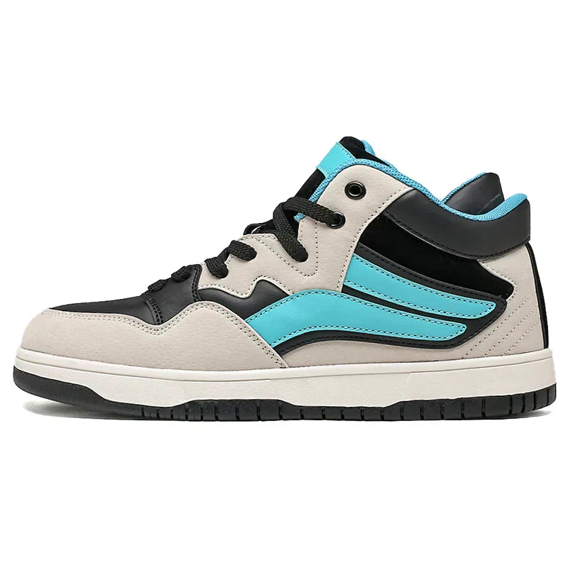 Foggi Premium Leather High-Top Basketball Sneakers