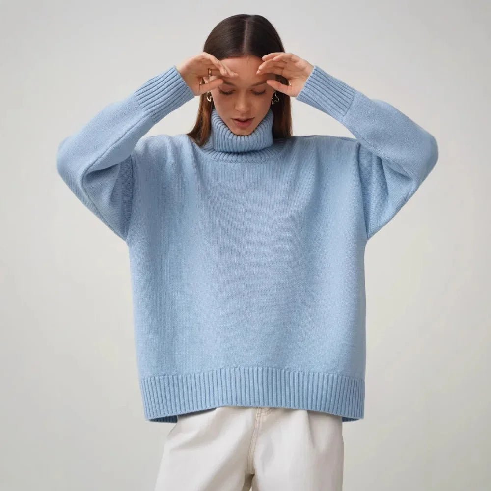 Lightweight Soft-Touch Roll Neck Jumper