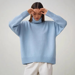 Lightweight Soft-Touch Roll Neck Jumper