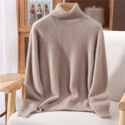 Cashmere-Feel Brushed Knit Jumper
