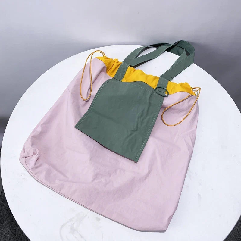 Foldable Tote Bag Waterproof Nylon with Handles