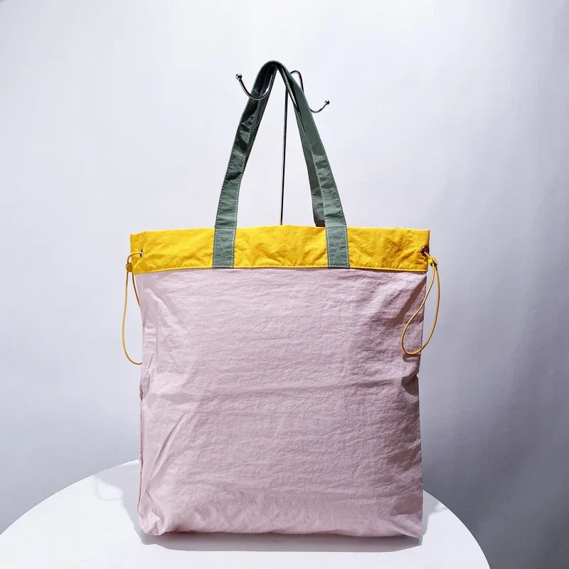 Foldable Tote Bag Waterproof Nylon with Handles