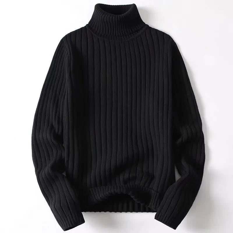 Thick Ribbed Roll Neck Jumper
