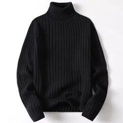 Thick Ribbed Roll Neck Jumper