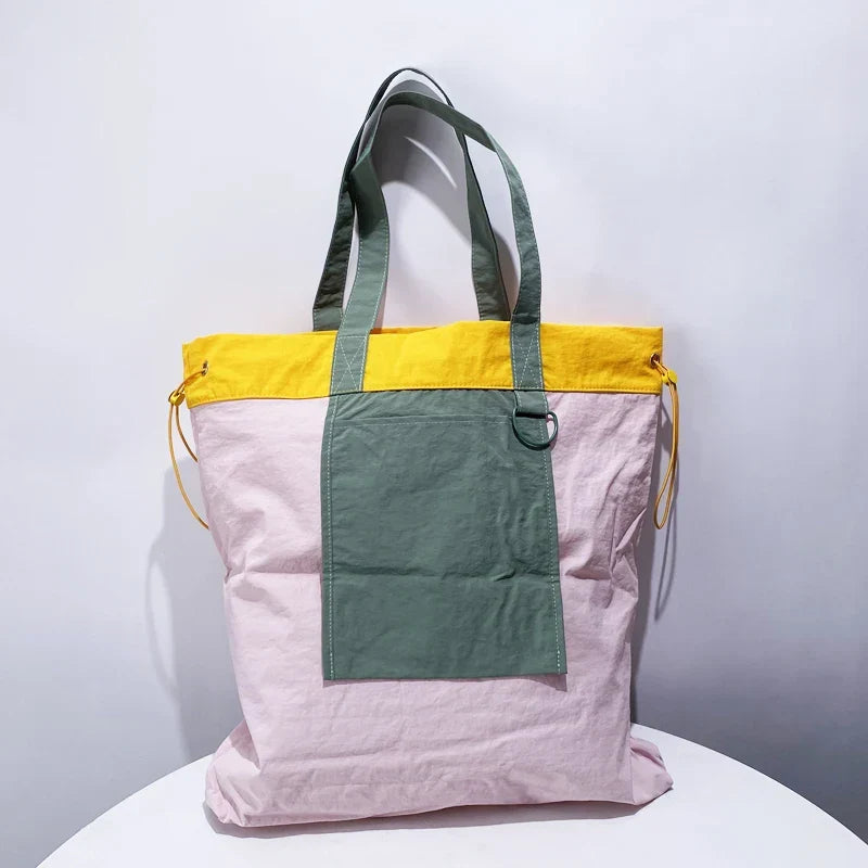 Foldable Tote Bag Waterproof Nylon with Handles
