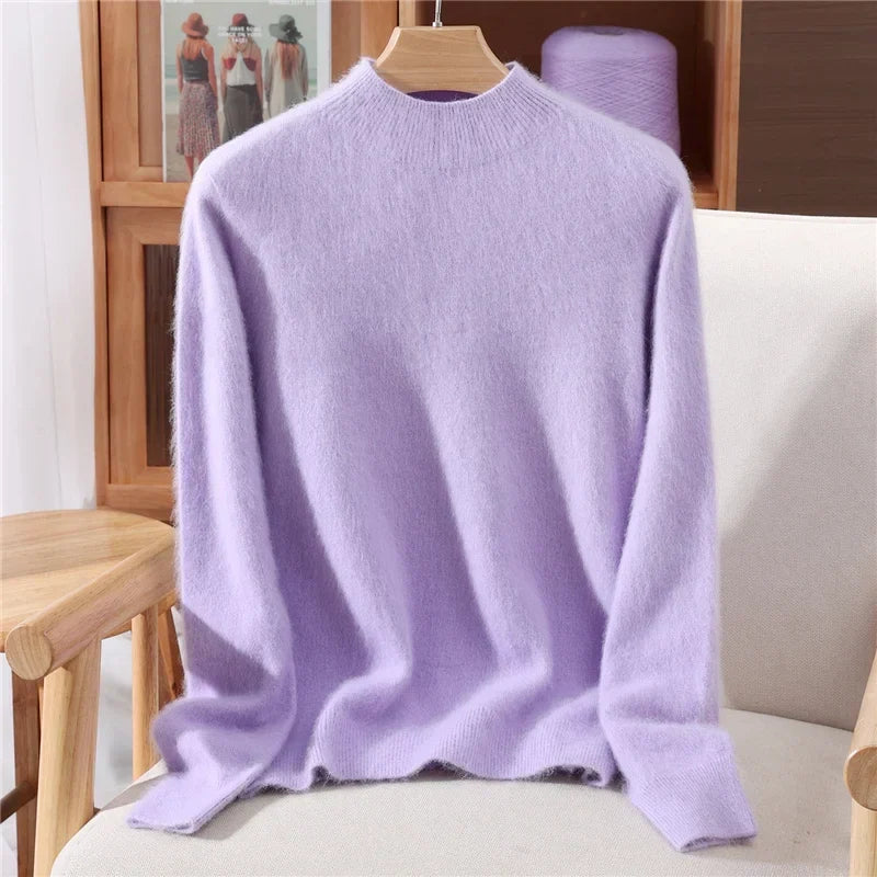Cashmere-Feel Ultra-Soft Knit Pullover
