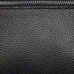 Crossbody Bag Faux Leather with Embroidered Strap and Zip Pockets