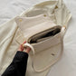 Crossbody Bag Faux Leather with Magnetic Flap and Detachable Strap