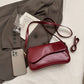 Crossbody Bag Faux Leather with Magnetic Flap and Detachable Strap