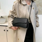 Crossbody Bag Faux Leather with Magnetic Flap and Detachable Strap