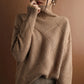 Lambswool Ribbed Roll Neck Jumper