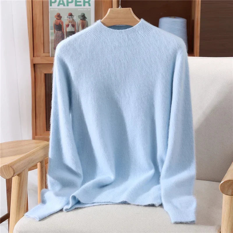 Cashmere-Feel Ultra-Soft Knit Pullover