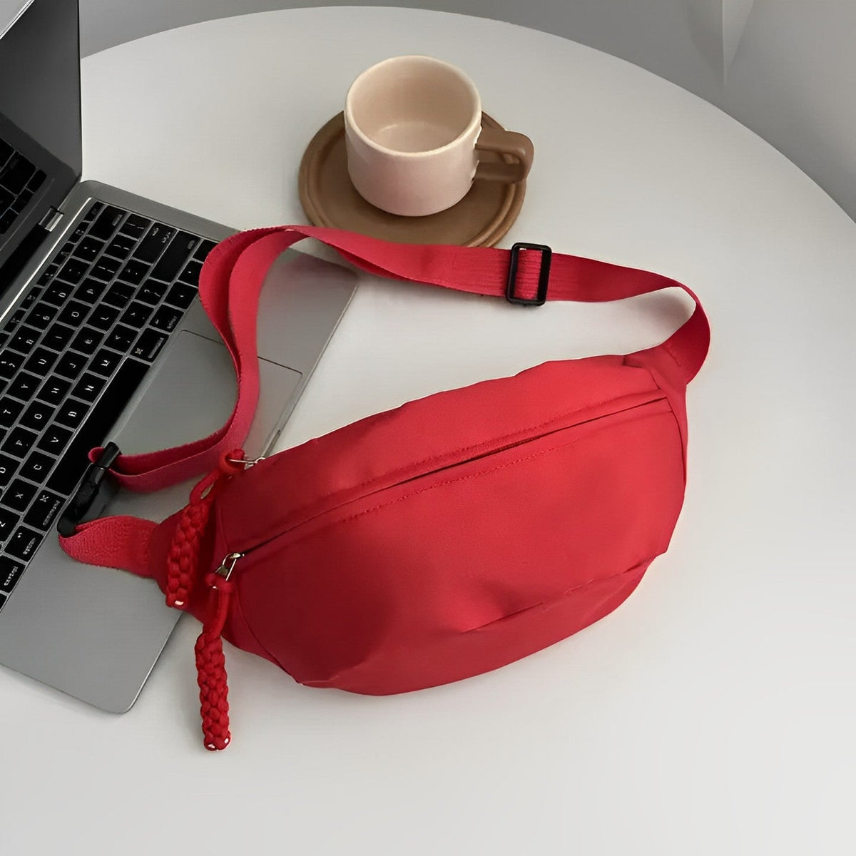 Crossbody Bag Nylon with Wide Adjustable Strap