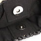 Tote Bag Straw with Faux Leather Details and Magnetic Snap
