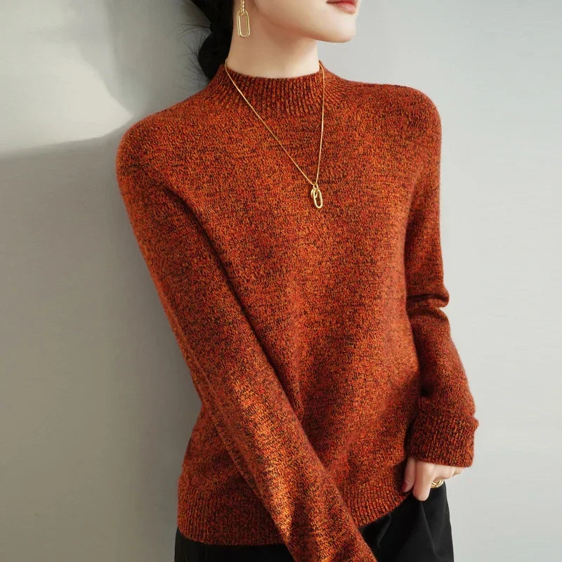 Extrafine Merino Mock Neck Jumper