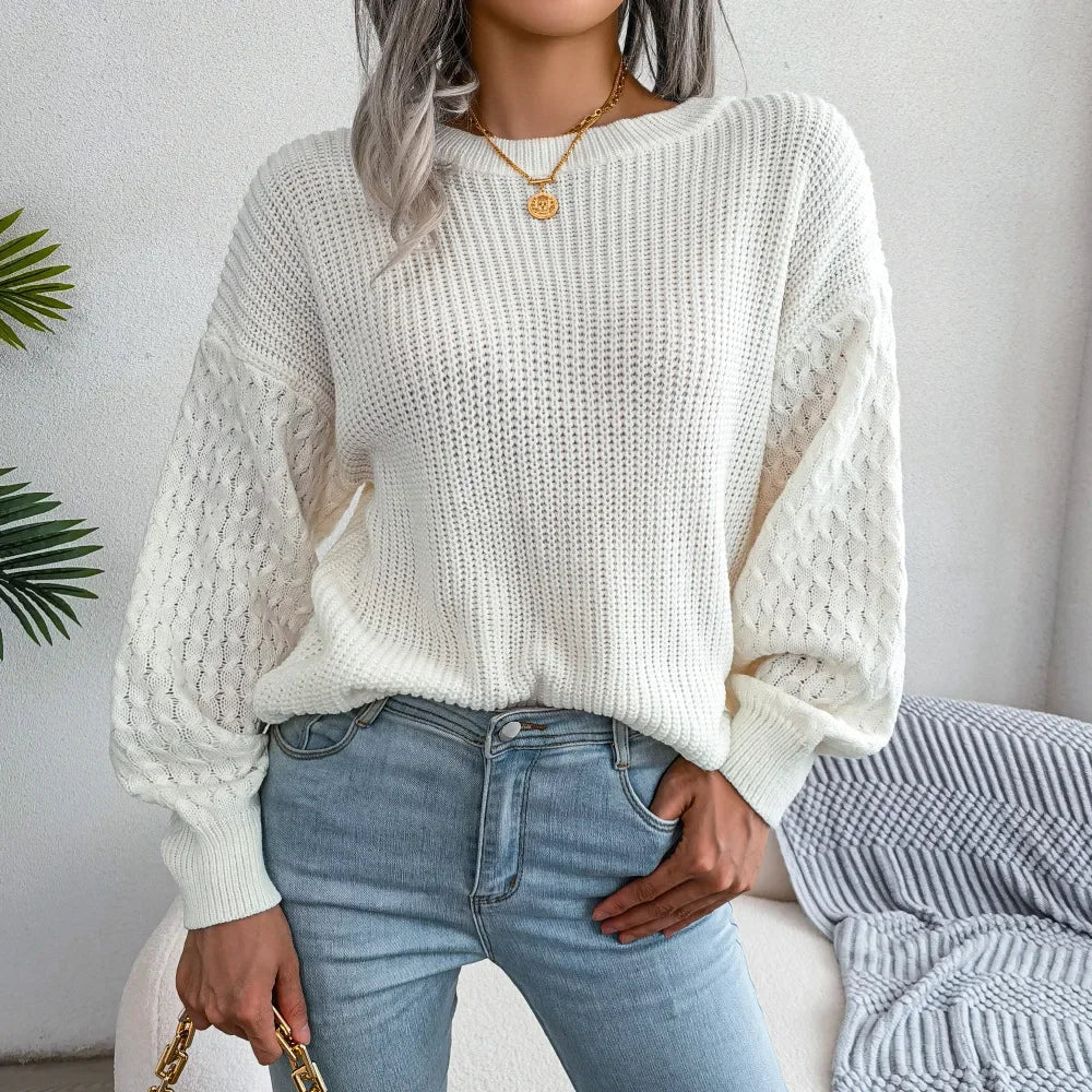 Soft Breathable Relaxed Knit Jumper