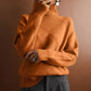 Lambswool Ribbed Roll Neck Jumper