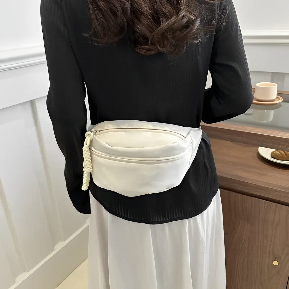 Crossbody Bag Nylon with Wide Adjustable Strap