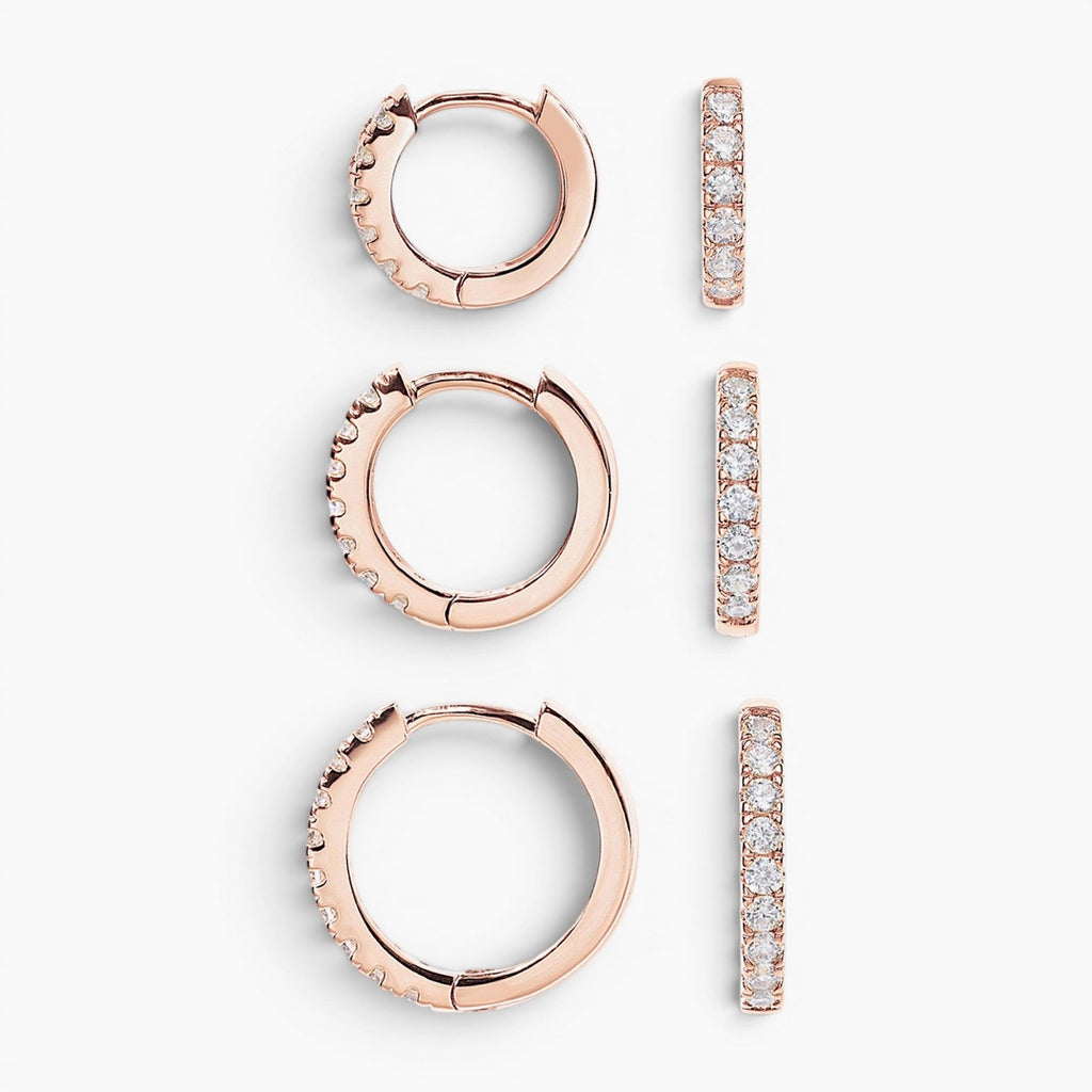 Sienna Small Hoop Earrings Trio