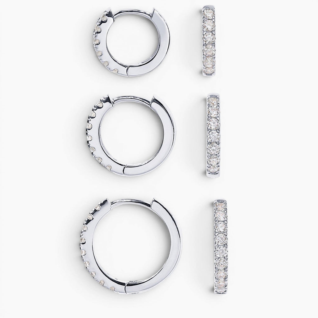Sienna Small Hoop Earrings Trio
