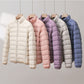 Puffer Jacket Polyester Quilted Lightweight with Smooth Finish