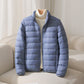 Puffer Jacket Polyester Quilted Lightweight with Smooth Finish
