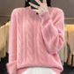 Twist Cable Crewneck Jumper