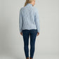 Cable Pointelle Roll Neck Jumper