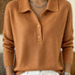 Brushed Polo Collar Jumper