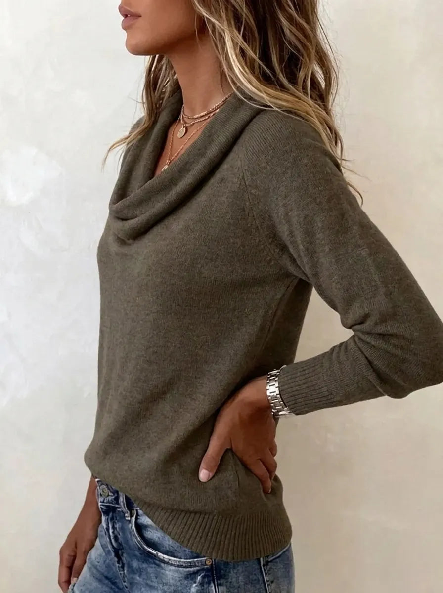 Soft Cowl Neck Jumper