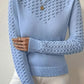 Pointelle Detail Knit Jumper
