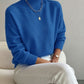 Cashmere-Feel Mock Neck Jumper