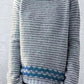 Patterned Hem Striped Jumper
