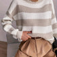 Wide Stripe Chunky Jumper