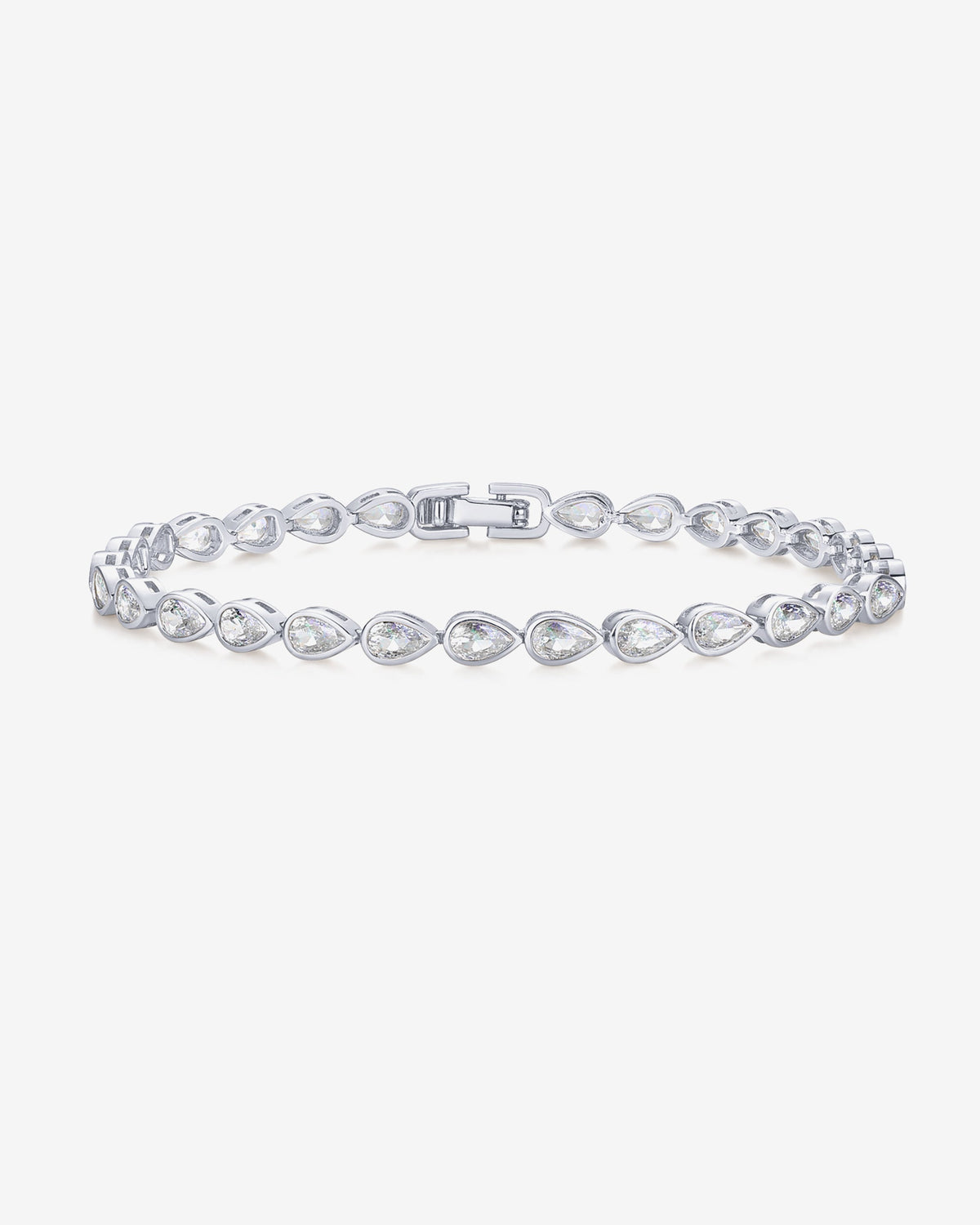 Jewlari Bracelet Naviiz White Gold 6.5 Inches White Gold / 6.5 Inches