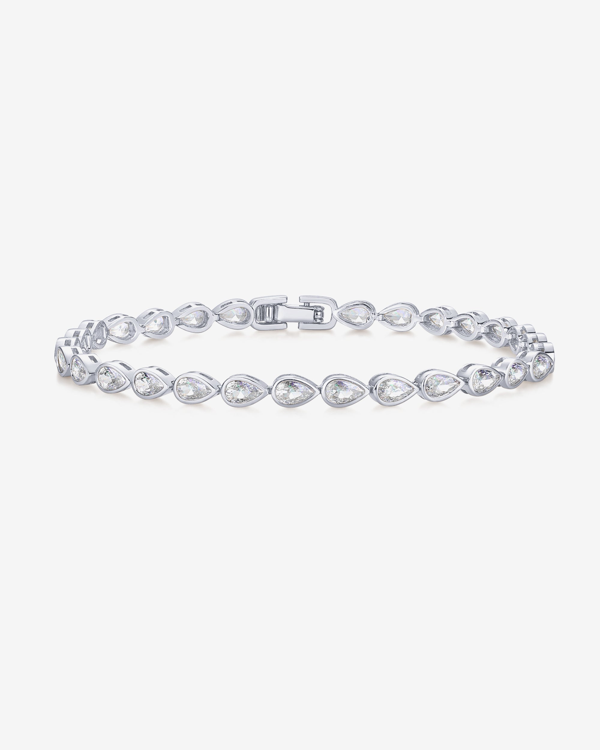 Jewlari Bracelet Naviiz White Gold 6.5 Inches White Gold / 6.5 Inches
