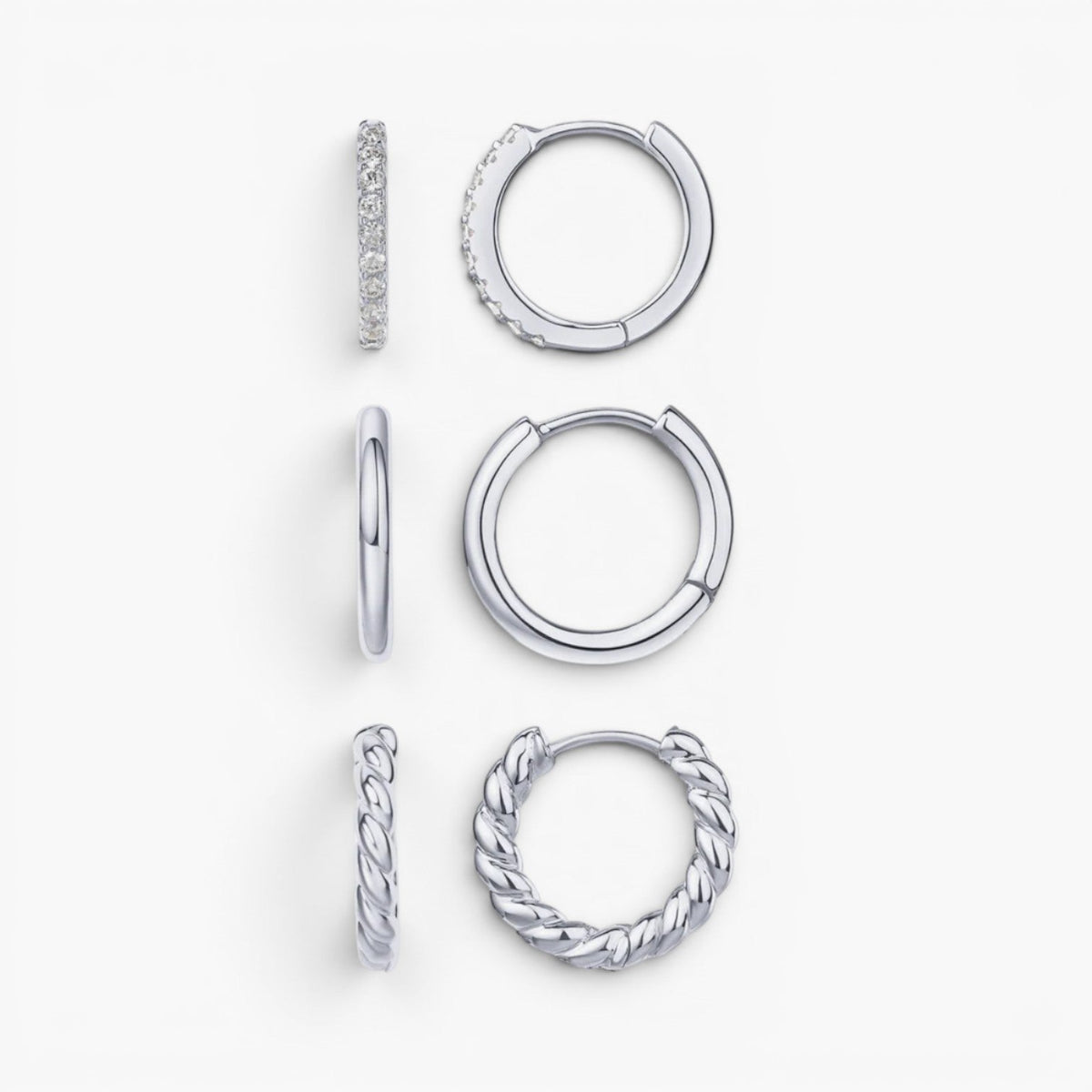 Naviiz Earrings Naviiz Silver  Silver