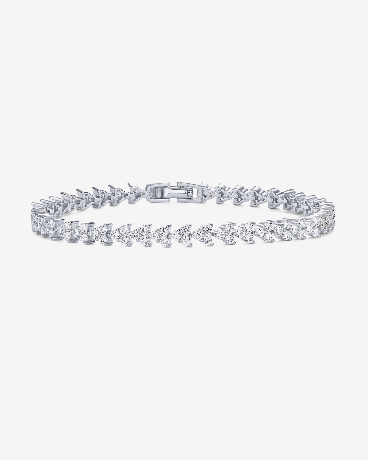 Jewlari Bracelet Naviiz White Gold 6.5 Inches White Gold / 6.5 Inches