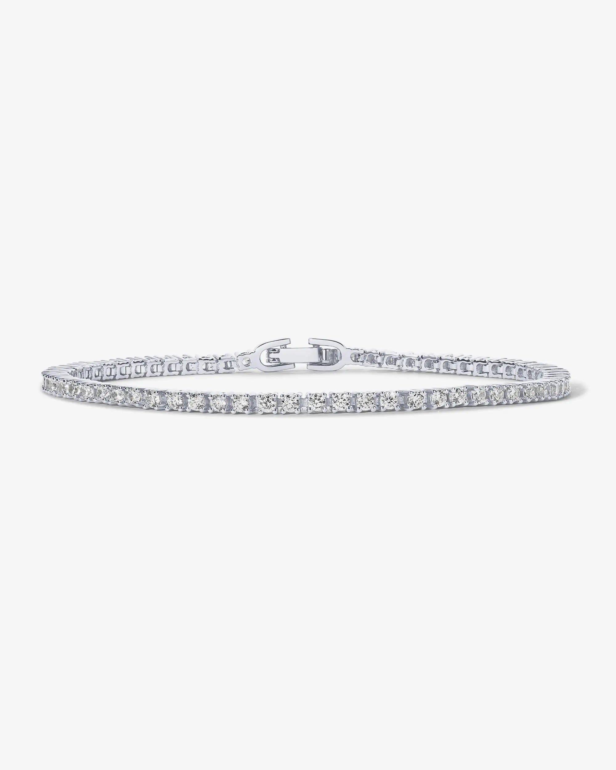 Jewlari Bracelet Naviiz White Gold 6.5 Inches White Gold / 6.5 Inches