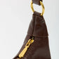 Crossbody Bag Faux Leather with Zip and Snap-Adjustable Strap