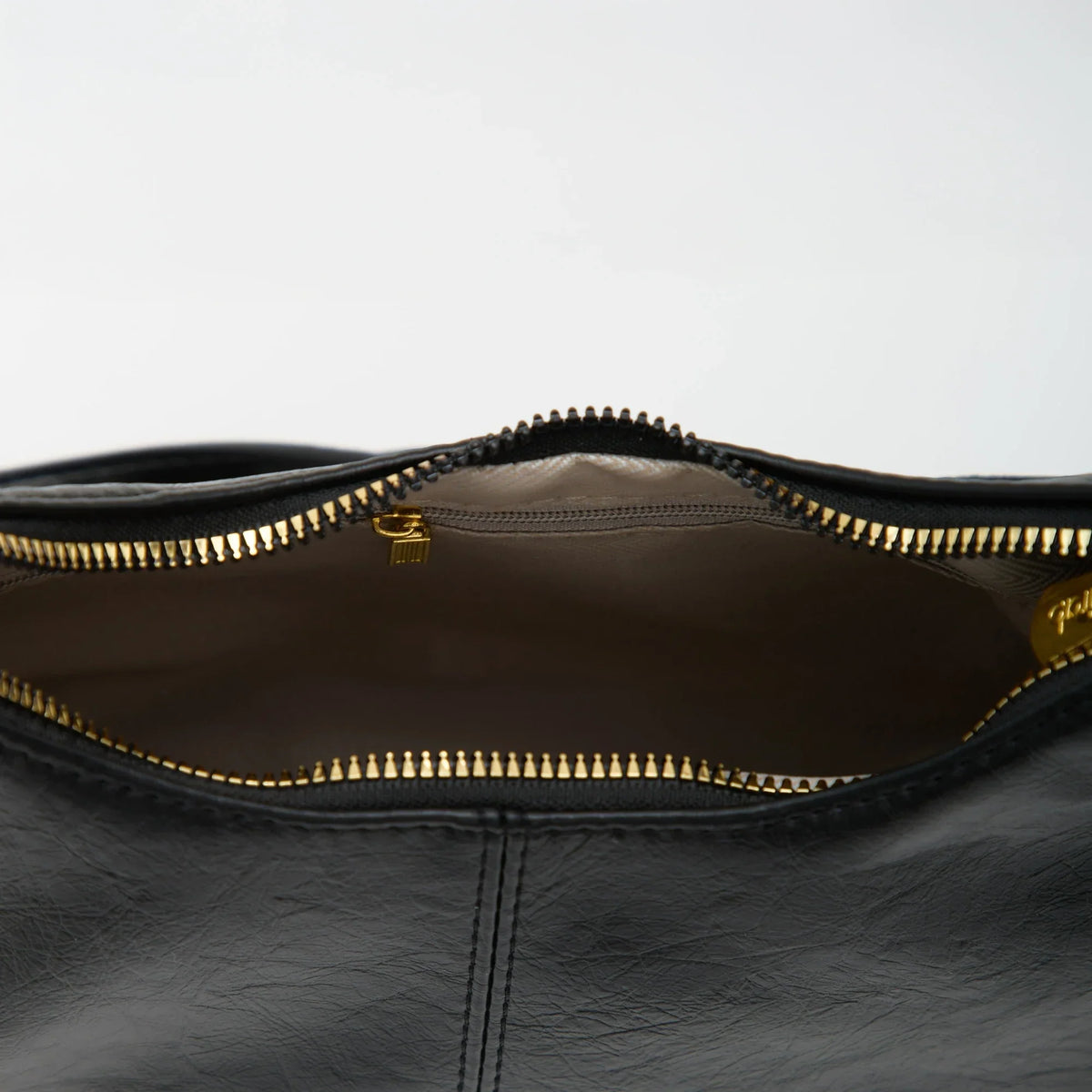Crossbody Bag Faux Leather with Zip and Snap-Adjustable Strap