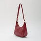 Crossbody Bag Faux Leather with Zip and Snap-Adjustable Strap