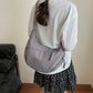 Crossbody Bag Water-Repellent Nylon with Zip and Adjustable Strap