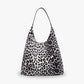 Hobo Bag Faux Suede with Magnetic Closure, Pouch and Laptop Fit