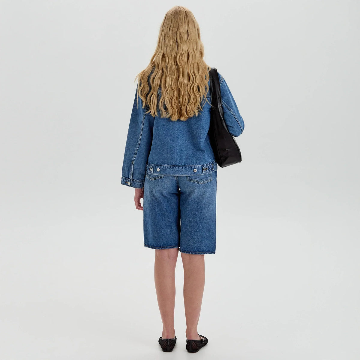 Hobo Bag Smooth Faux Leather with Magnetic Closure and Pockets