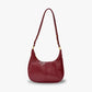 Crossbody Bag Faux Leather with Zip and Snap-Adjustable Strap