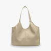 Hobo Bag Faux Leather Textured Grain with Magnetic Snap
